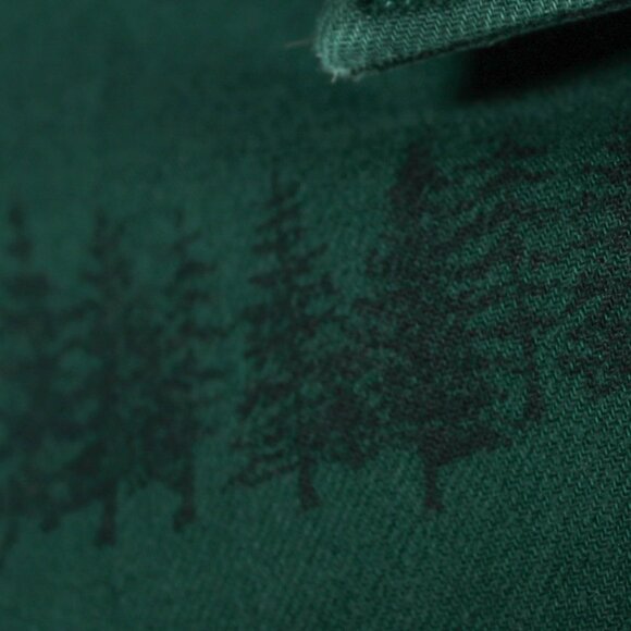 Men's Old Navy Pine Tree Green Button Down Short Sleeve Shirt Size XL - Picture 6 of 10